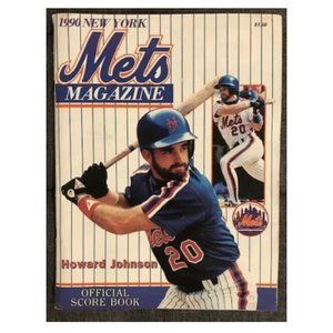 New York Mets Magazine - Howard Johnson May 1990